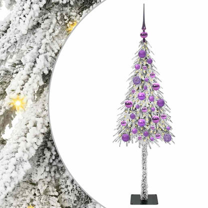 Weihnachtsbaum mit 150 LEDs Weiß 120 cm PE und Stahl