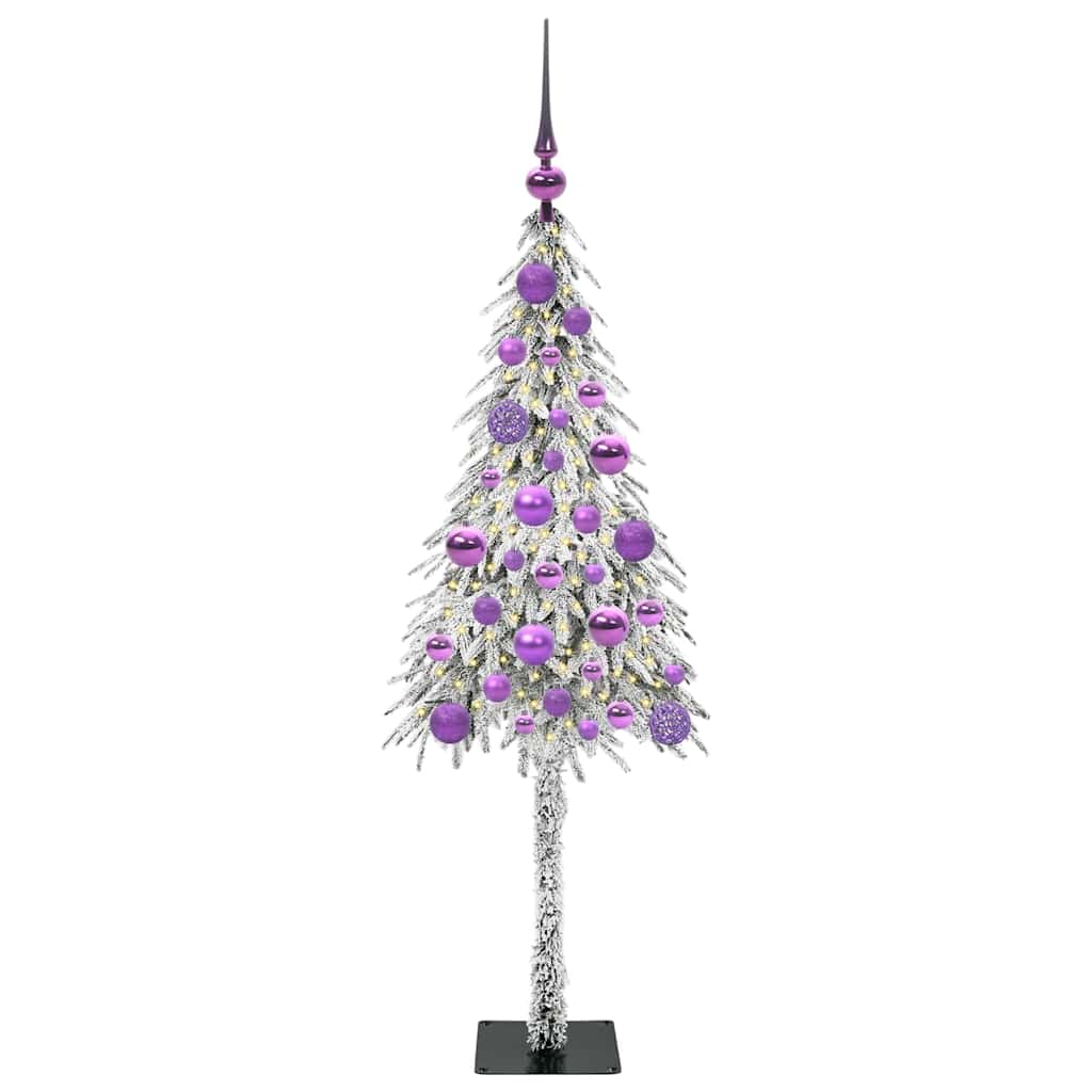 Weihnachtsbaum mit 150 LEDs Weiß 120 cm PE und Stahl