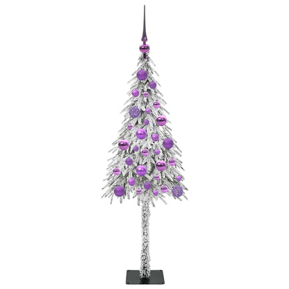 Weihnachtsbaum mit 150 LEDs Weiß 120 cm PE und Stahl