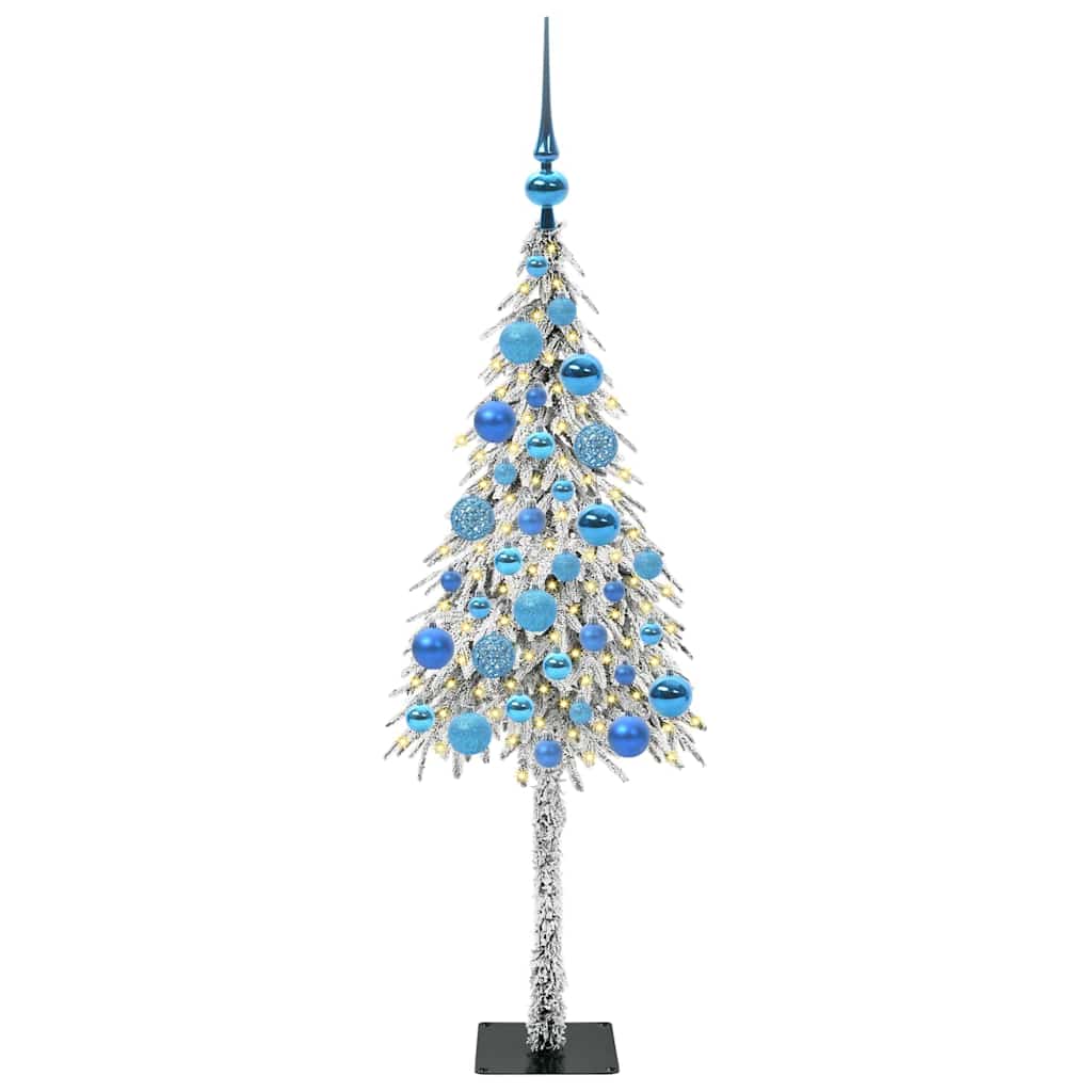 Weihnachtsbaum mit 150 LEDs Weiß 120 cm PE und Stahl