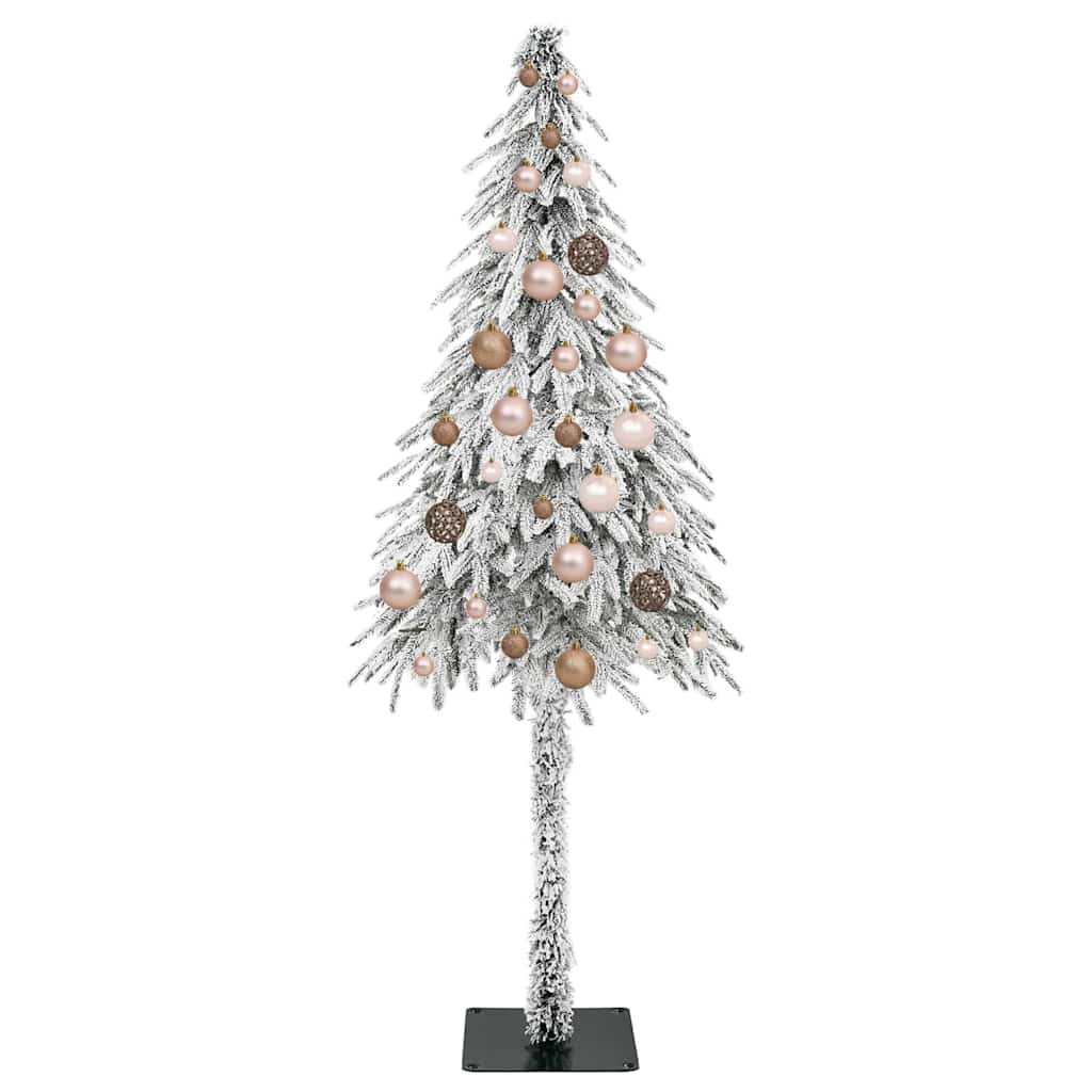 Weihnachtsbaum mit 150 LEDs Weiß 150 cm PE und Stahl