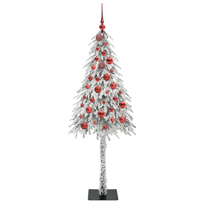 Weihnachtsbaum mit 150 LEDs Weiß 150 cm PE und Stahl