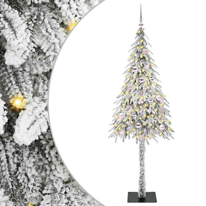 Weihnachtsbaum mit 150 LEDs Weiß 150 cm PE und Stahl