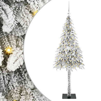 Weihnachtsbaum mit 150 LEDs Weiß 150 cm PE und Stahl