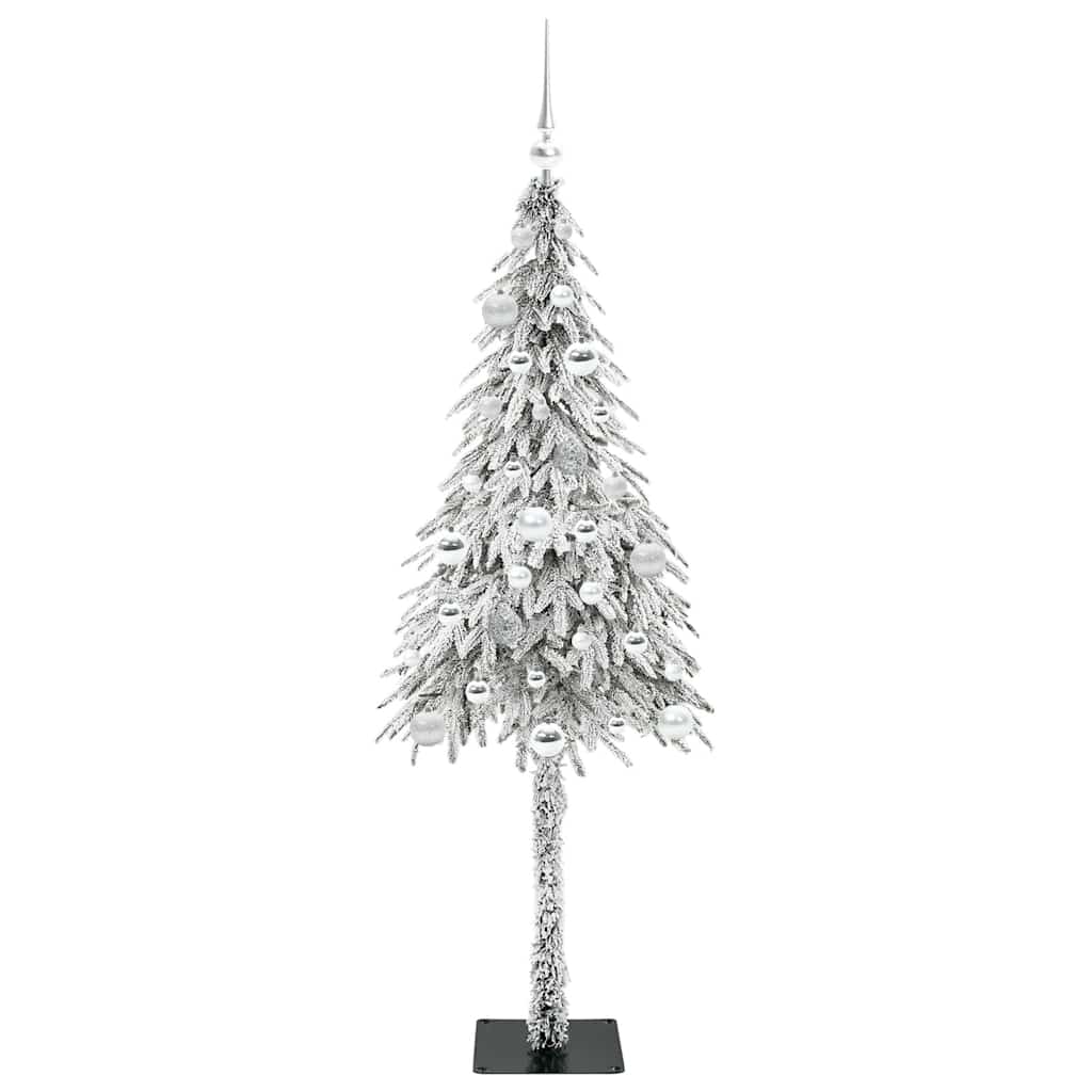 Weihnachtsbaum mit 150 LEDs Weiß 150 cm PE und Stahl