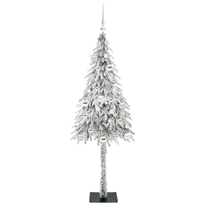 Weihnachtsbaum mit 150 LEDs Weiß 150 cm PE und Stahl