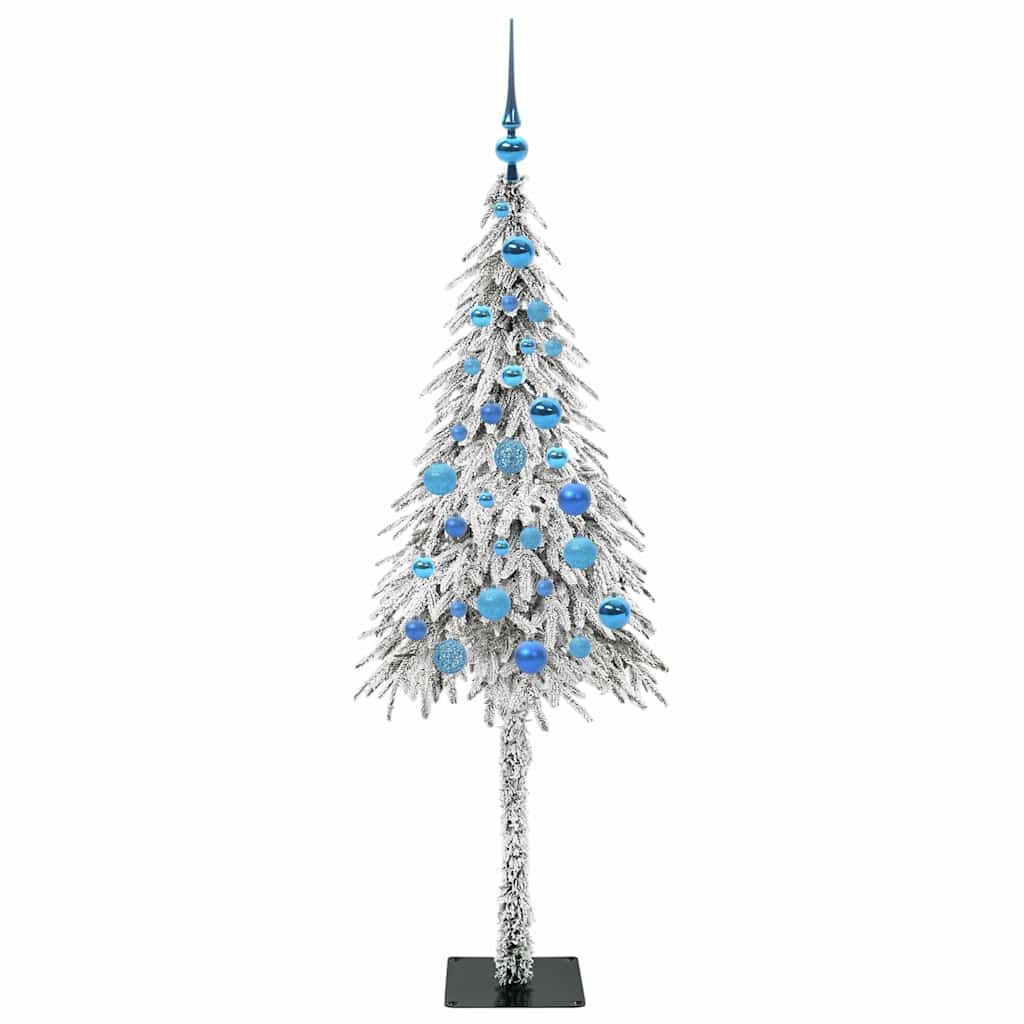 Weihnachtsbaum mit 150 LEDs Weiß 150 cm PE und Stahl