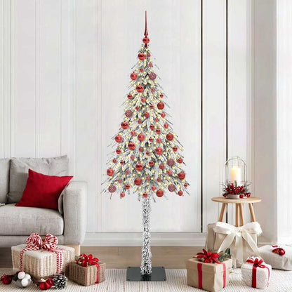 Weihnachtsbaum Weiß 180 cm PE und Stahl