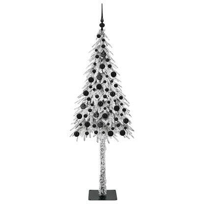 Weihnachtsbaum mit 300 LEDs Weiß 180 cm PE und Stahl