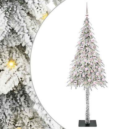Weihnachtsbaum mit 300 LEDs Weiß 180 cm PE und Stahl