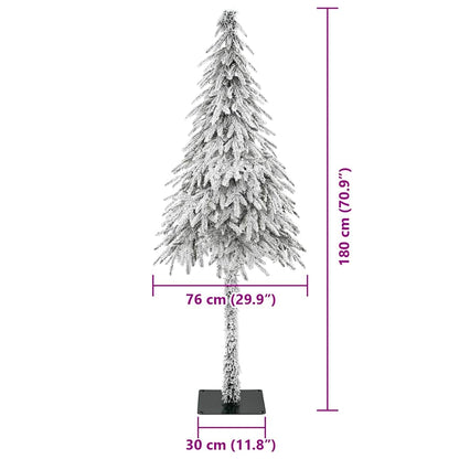 Weihnachtsbaum mit 300 LEDs Weiß 180 cm PE und Stahl