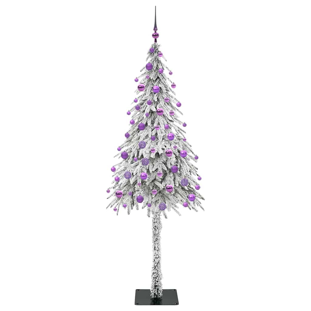 Weihnachtsbaum mit 300 LEDs Weiß 180 cm PE und Stahl