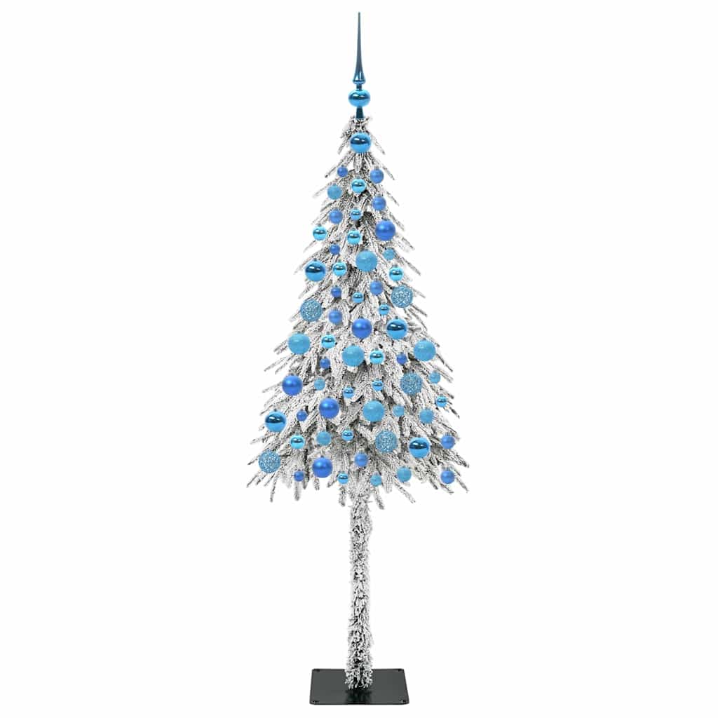 Weihnachtsbaum mit 300 LEDs Weiß 180 cm PE und Stahl