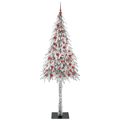 Weihnachtsbaum Weiß 210 cm PE und Stahl