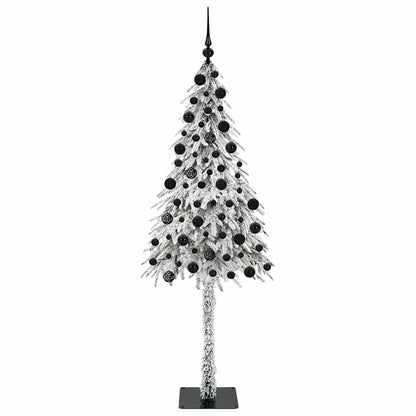 Weihnachtsbaum mit 300 LEDs Weiß 210 cm PE und Stahl
