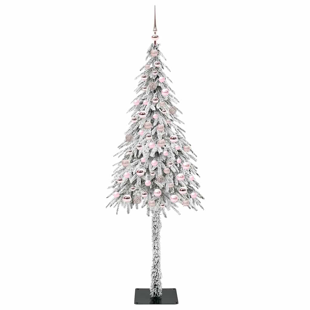 Weihnachtsbaum mit 300 LEDs Weiß 210 cm PE und Stahl