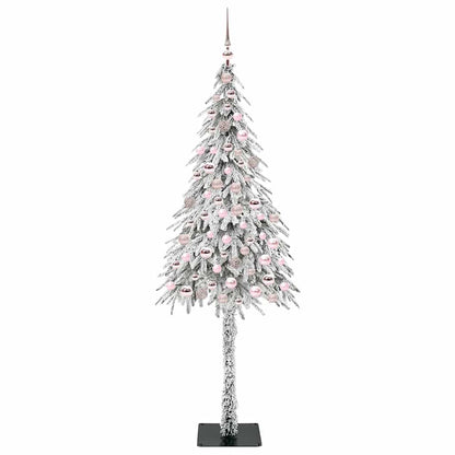 Weihnachtsbaum mit 300 LEDs Weiß 210 cm PE und Stahl