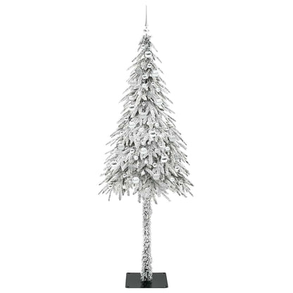 Weihnachtsbaum Weiß 210 cm PE und Stahl