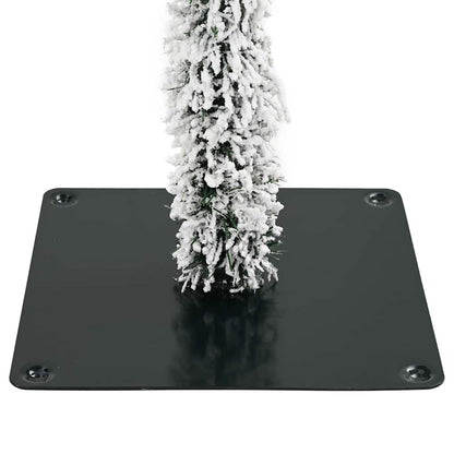 Weihnachtsbaum mit 300 LEDs Weiß 210 cm PE und Stahl
