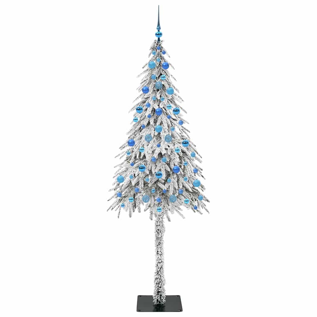 Weihnachtsbaum mit 300 LEDs Weiß 210 cm PE und Stahl