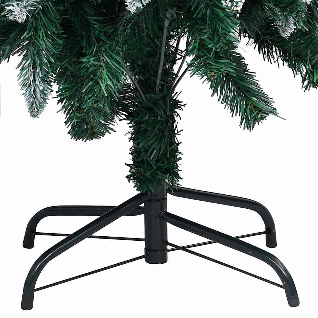 Künstlicher Weihnachtsbaum mit 150 LEDs mit Ständer Grün 150 cm
