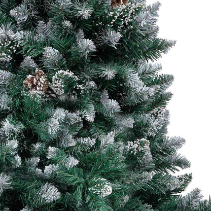 Künstlicher Weihnachtsbaum mit 150 LEDs mit Ständer Grün 150 cm
