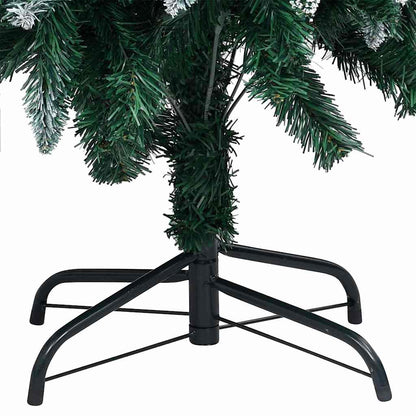 Künstlicher Weihnachtsbaum mit 150 LEDs mit Ständer Grün 150 cm
