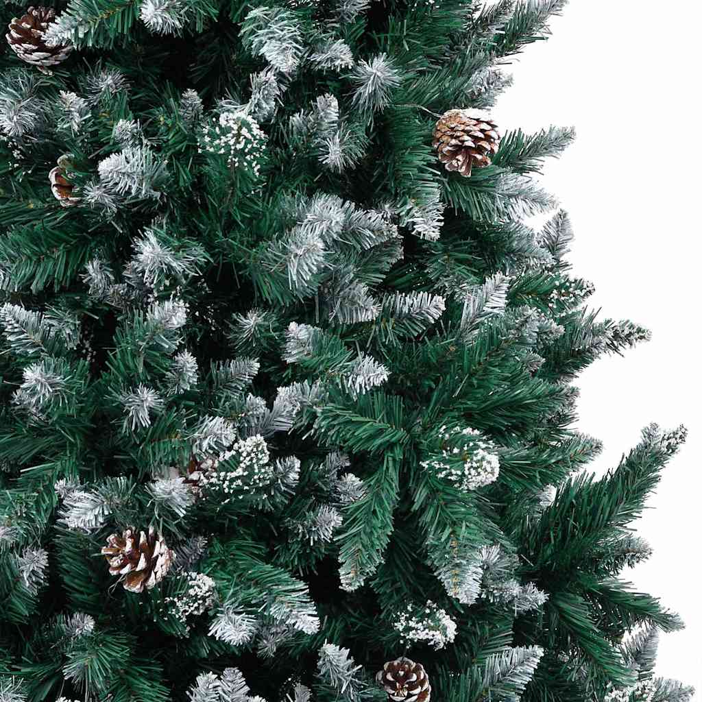 Künstlicher Weihnachtsbaum mit 300 LEDs mit Ständer Grün 210 cm