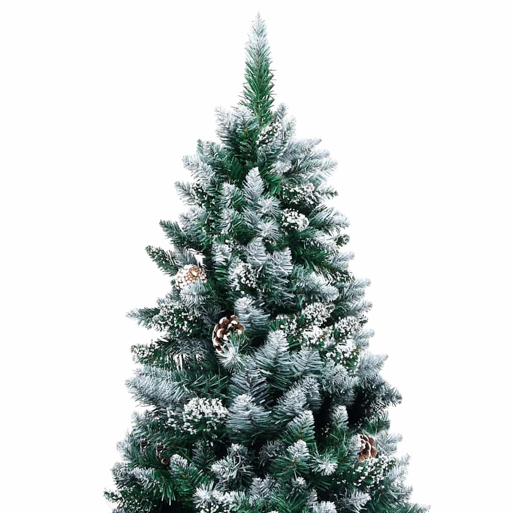 Künstlicher Weihnachtsbaum mit 300 LEDs mit Ständer Grün 210 cm