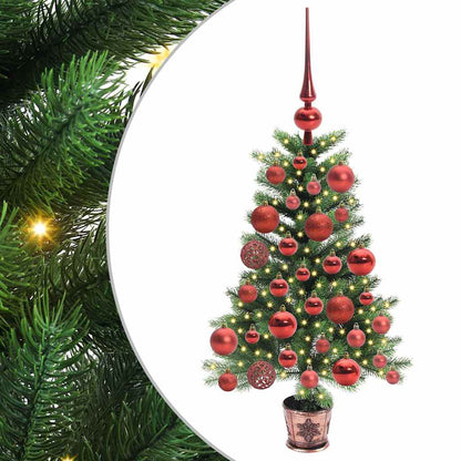 Weihnachtsbaum mit 150 LEDs mit Ständer Grün 65 cm PE