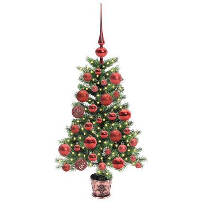 Weihnachtsbaum mit 150 LEDs mit Ständer Grün 65 cm PE