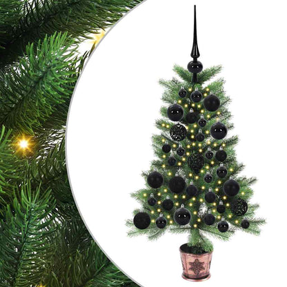Weihnachtsbaum mit 150 LEDs mit Ständer Grün 65 cm PE