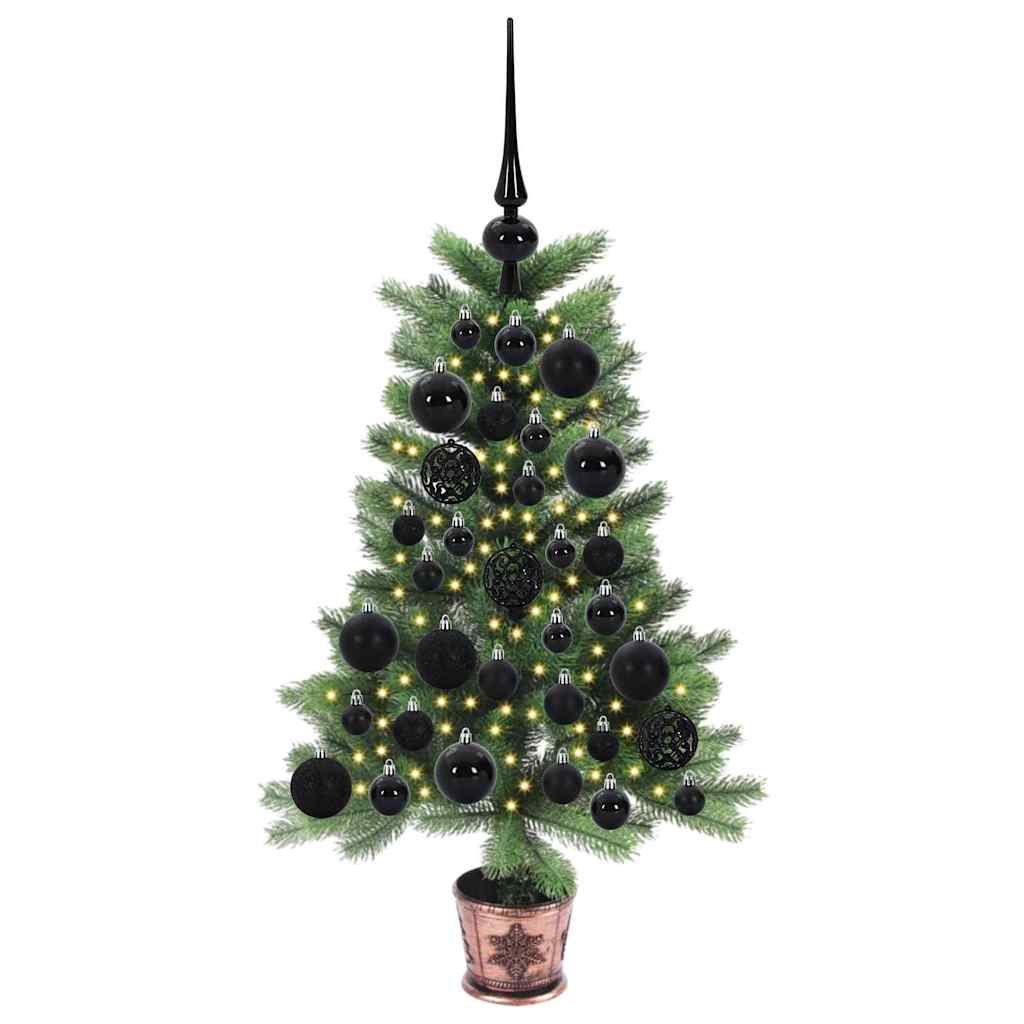 Weihnachtsbaum mit 150 LEDs mit Ständer Grün 65 cm PE