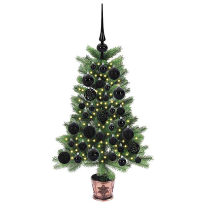 Weihnachtsbaum mit 150 LEDs mit Ständer Grün 65 cm PE