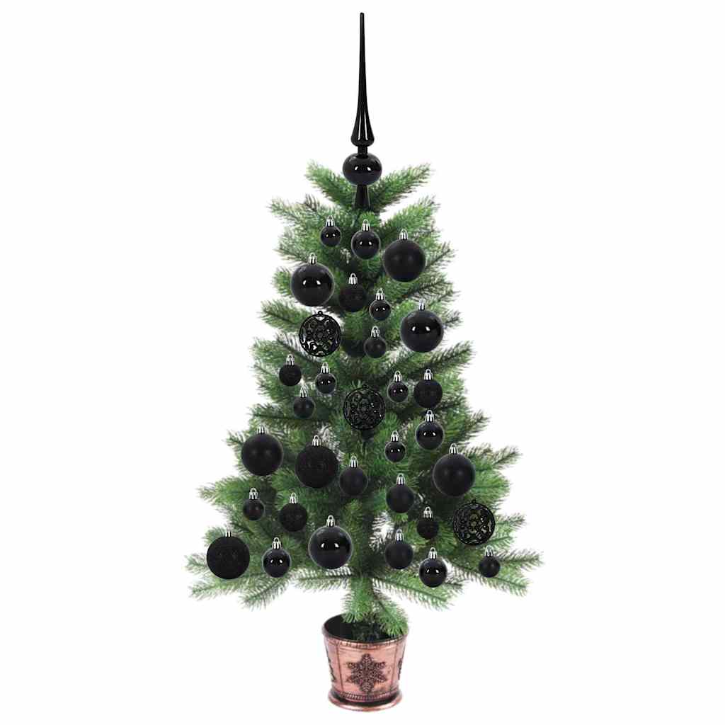 Weihnachtsbaum mit 150 LEDs mit Ständer Grün 65 cm PE