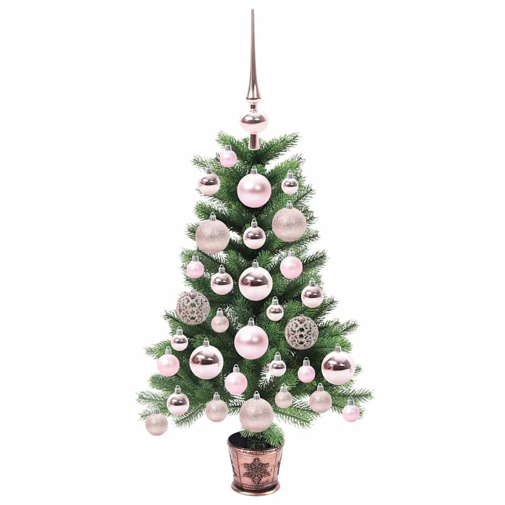 Weihnachtsbaum mit 150 LEDs mit Ständer Grün 65 cm PE
