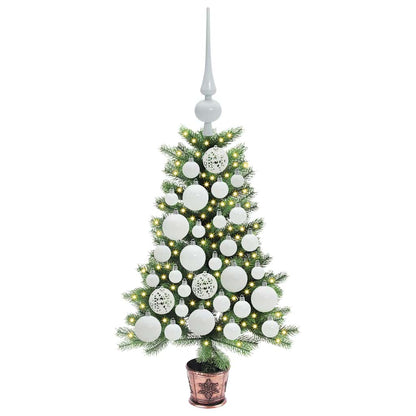 Weihnachtsbaum mit 150 LEDs mit Ständer Grün 65 cm PE