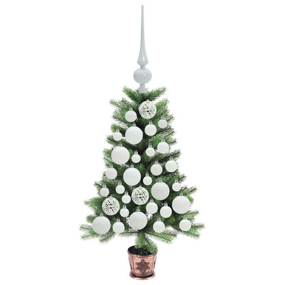 Weihnachtsbaum mit 150 LEDs mit Ständer Grün 65 cm PE