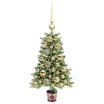Weihnachtsbaum mit 150 LEDs mit Ständer Grün 65 cm PE