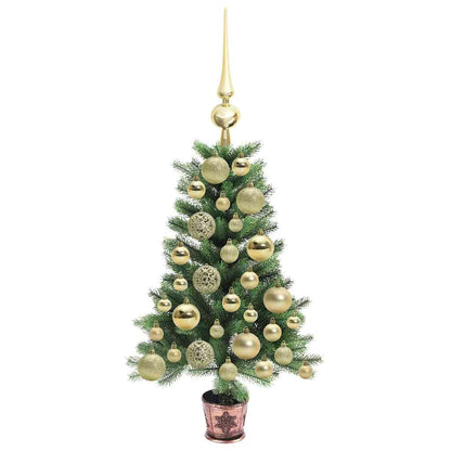 Weihnachtsbaum mit 150 LEDs mit Ständer Grün 65 cm PE