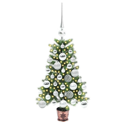 Weihnachtsbaum mit 150 LEDs mit Ständer Grün 65 cm PE