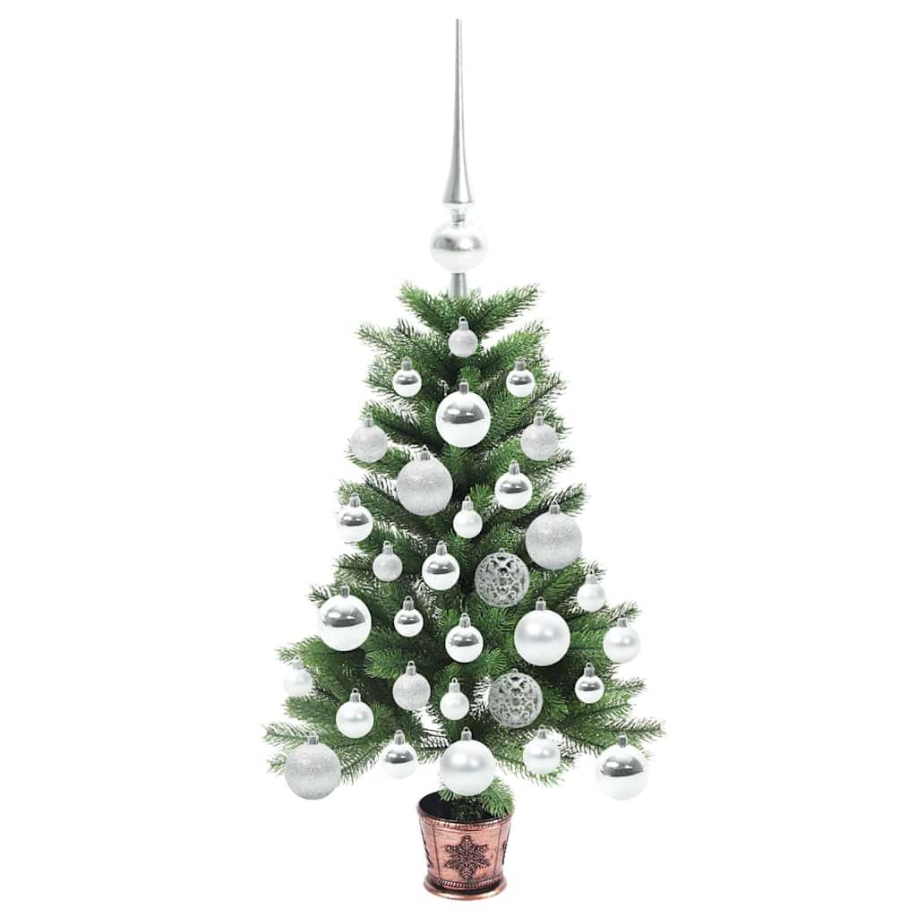Weihnachtsbaum mit 150 LEDs mit Ständer Grün 65 cm PE