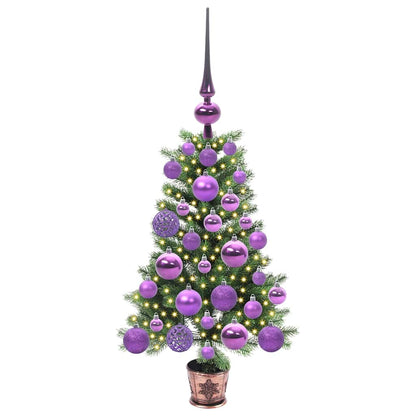 Weihnachtsbaum mit 150 LEDs mit Ständer Grün 65 cm PE