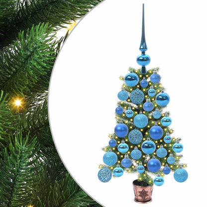 Weihnachtsbaum mit 150 LEDs mit Ständer Grün 65 cm PE