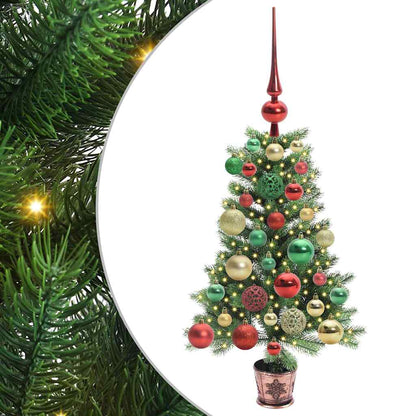 Weihnachtsbaum mit 150 LEDs mit Ständer Grün 65 cm PE