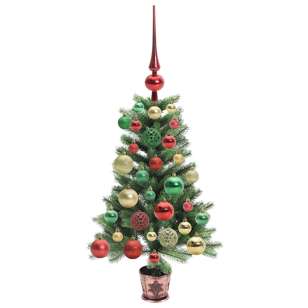 Weihnachtsbaum mit 150 LEDs mit Ständer Grün 65 cm PE