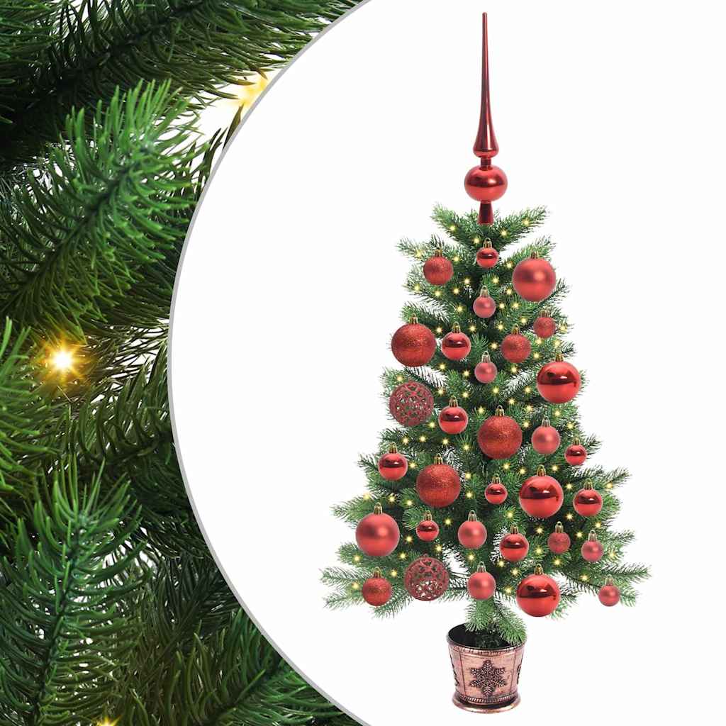 Weihnachtsbaum mit 150 LEDs mit Ständer Grün 90 cm PE