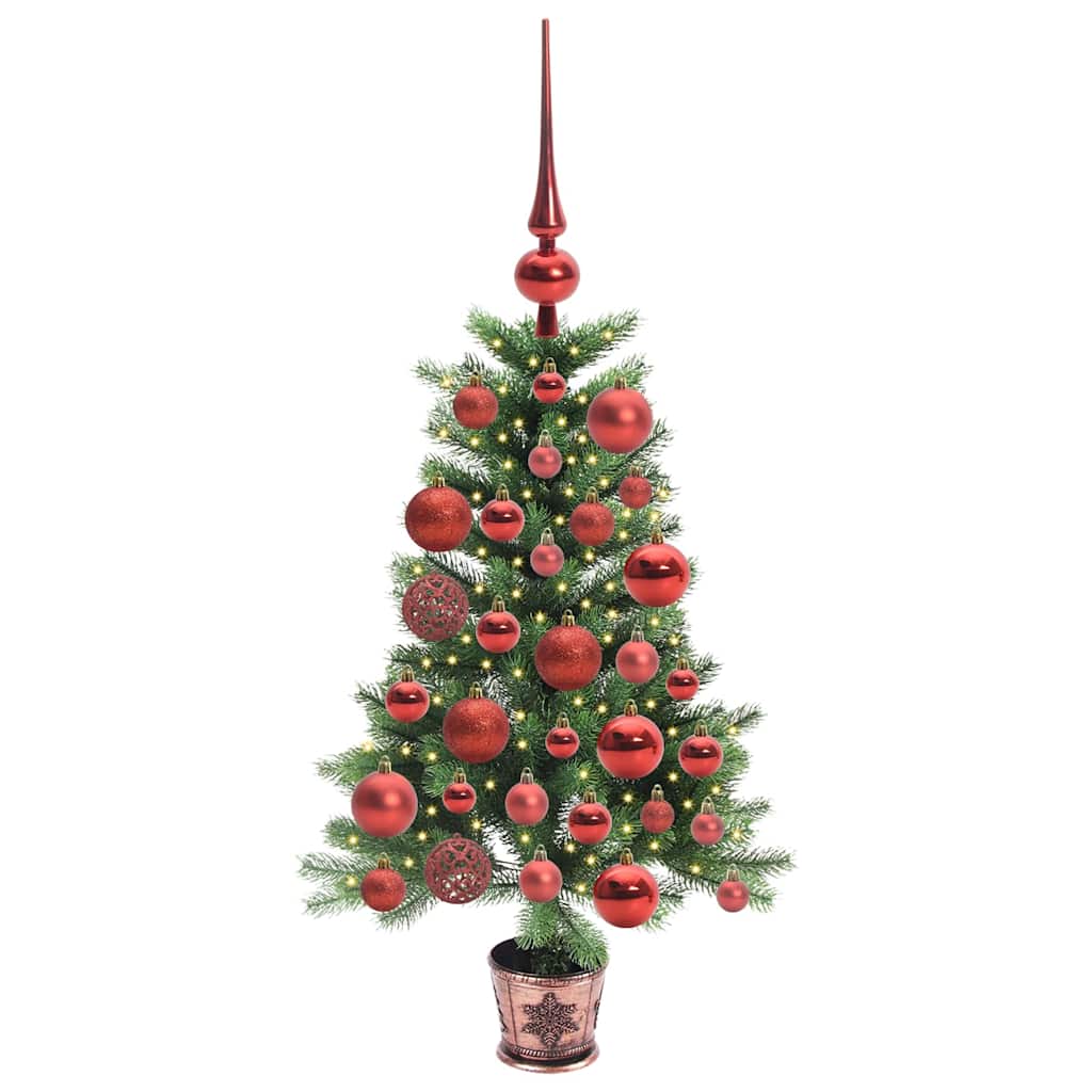 Weihnachtsbaum mit 150 LEDs mit Ständer Grün 90 cm PE