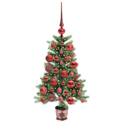 Weihnachtsbaum mit 150 LEDs mit Ständer Grün 90 cm PE