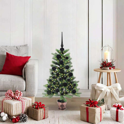 Weihnachtsbaum mit 150 LEDs mit Ständer Grün 90 cm PE